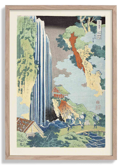 Falls of Ono on the Kisokaidō by Katsushika Hokusai