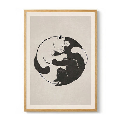 Feline Harmony di Emel Tunaboylu – Poster Giapponese