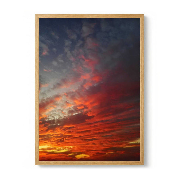 Fiery Sunset Sky by Angelo Cerantola