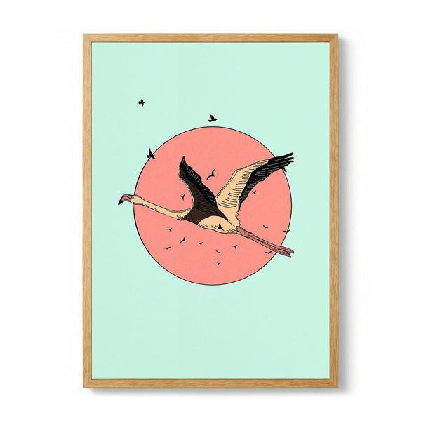 Flamingo In Flight von Nicholas
