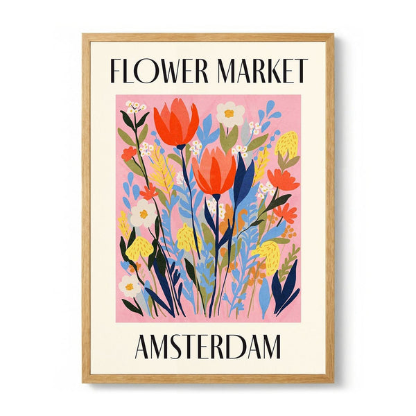 Flower Market Amsterdam Netherlands door Dirkie Nell