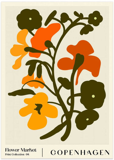 Flower Market. Copenhagen by NKTN - Kuriosis Fine Art GmbH