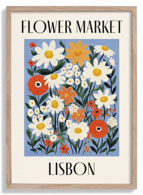 Flower Market Lisbon Portugal by Dirkie Nell