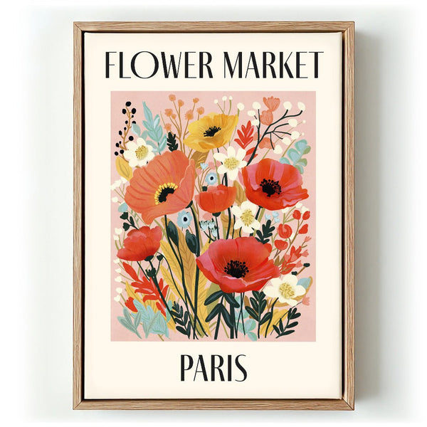 Flower Market Paris France by Dirkie Nell