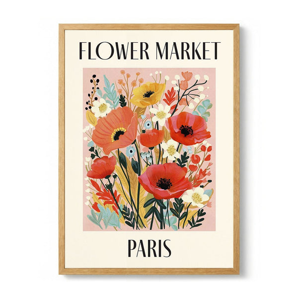 Flower Market Paris France by Dirkie Nell