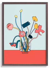 Flowers in a glass vase by NKTN - Kuriosis Fine Art GmbH