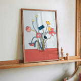 Flowers in a glass vase by NKTN - Kuriosis Fine Art GmbH