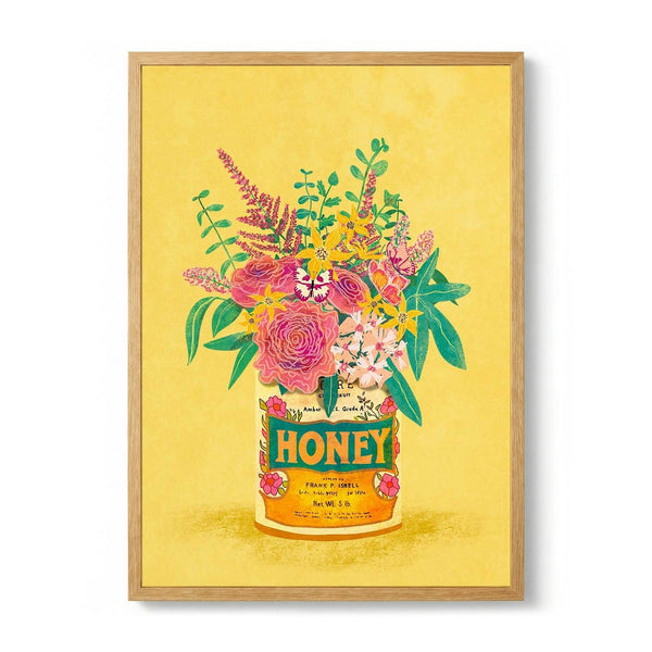 Flowers In a vintage Honey Can by Raissa Oltmanns