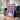 Flowers Vase Blue Orange Papiers Découpés Art Exhibition - Kuriosis Fine Art GmbH