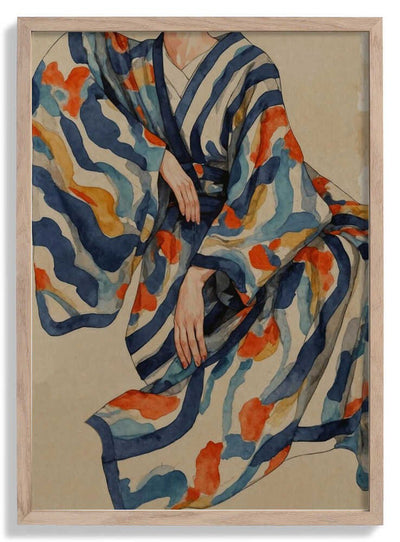 Flowing Kimono Patterns door THE MIUUS STUDIO