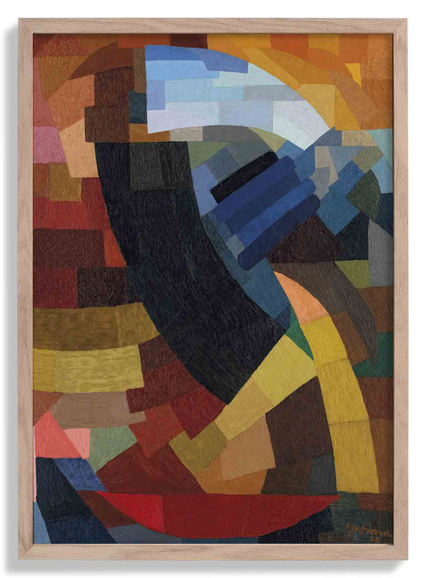 Fragments de figure à l’ensemble des plans by Otto Freundlich