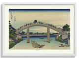 Fukagawa mannenbashi sita by Katsushika Hokusai - Kuriosis Fine Art GmbH