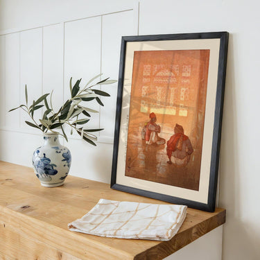 Fuwatepuuru Shikuri A Window in Fatehpur - Sikri 1931 by Hiroshi Yoshida - Kuriosis Fine Art GmbH