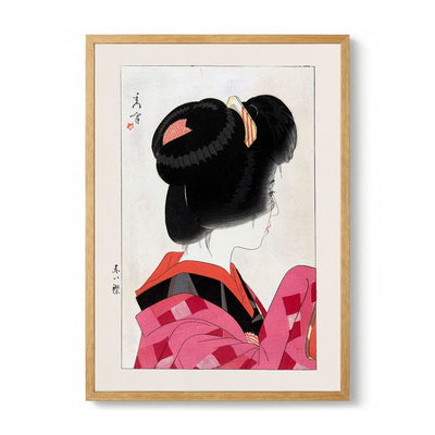 Geisha with Red Collar von Yamakawa Shuho