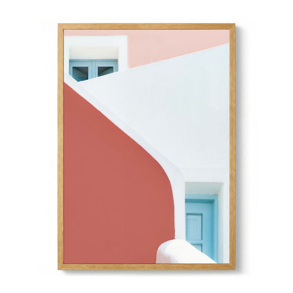 Geometric Pink Architecture by Linda Wride