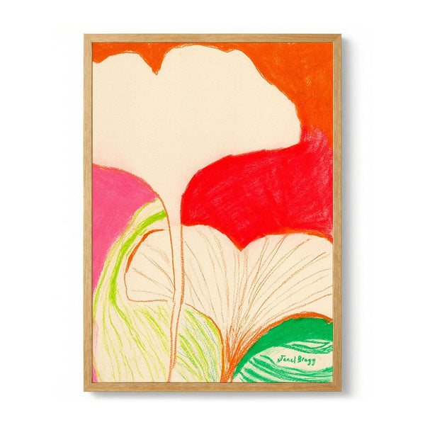 Ginkgo Leaves Abstract by Janel Bragg