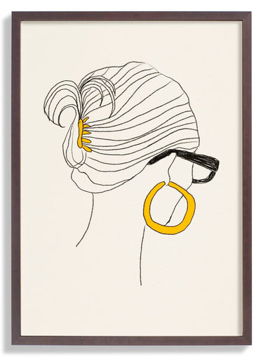 Girl Golden Earring - Kuriosis Fine Art GmbH