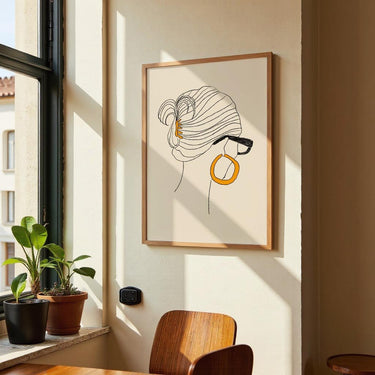 Girl Golden Earring - Kuriosis Fine Art GmbH