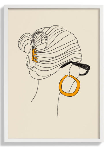 Girl Golden Earring - Kuriosis Fine Art GmbH