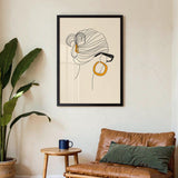 Girl Golden Earring - Kuriosis Fine Art GmbH