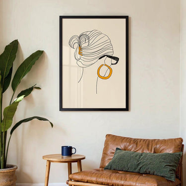 Girl Golden Earring - Kuriosis Fine Art GmbH