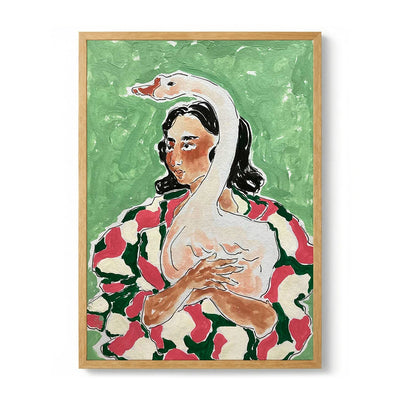 Girl With Duck di Rushati Chowdhury