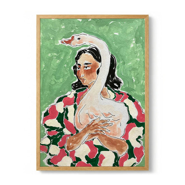 Girl With Duck par Rushati Chowdhury