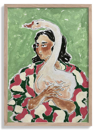 Girl With Duck door Rushati Chowdhury