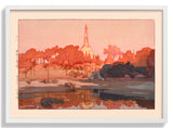Golden pagoda in Rangoon - 1931 by Hiroshi Yoshida - Kuriosis Fine Art GmbH