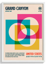 Grand Canyon National Park Travel Poster by Retrodrome - Kuriosis Fine Art GmbH
