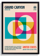 Grand Canyon National Park Travel Poster by Retrodrome - Kuriosis Fine Art GmbH