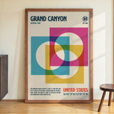 Grand Canyon National Park Travel Poster by Retrodrome - Kuriosis Fine Art GmbH