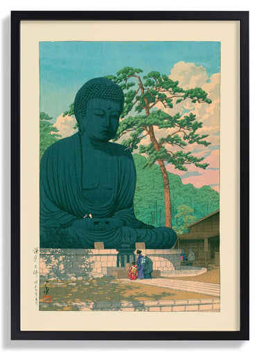 Great Buddha at Kamakura by Hasui - Kuriosis Fine Art GmbH