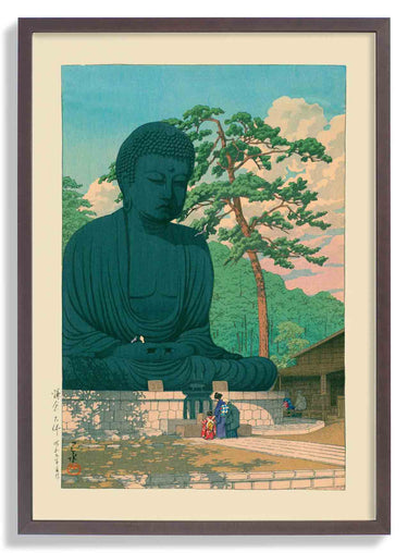 Great Buddha at Kamakura by Hasui - Kuriosis Fine Art GmbH