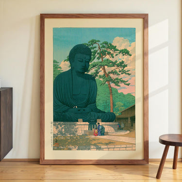 Great Buddha at Kamakura by Hasui - Kuriosis Fine Art GmbH
