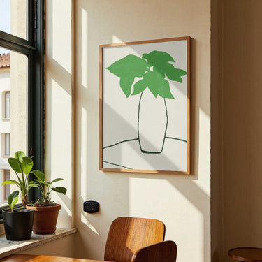 Green Leaves On The Table by Little Dean - Kuriosis Fine Art GmbH