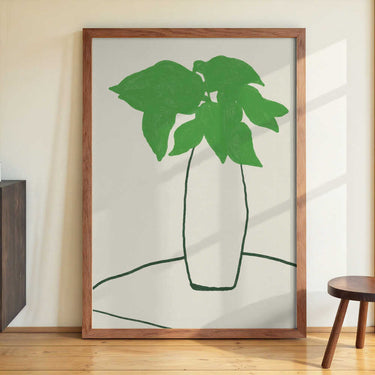 Green Leaves On The Table by Little Dean - Kuriosis Fine Art GmbH