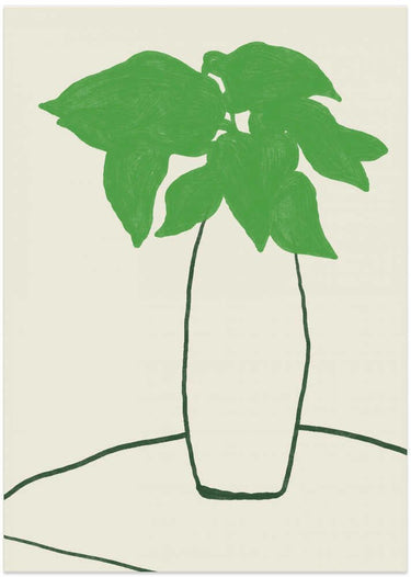 Green Leaves On The Table by Little Dean - Kuriosis Fine Art GmbH