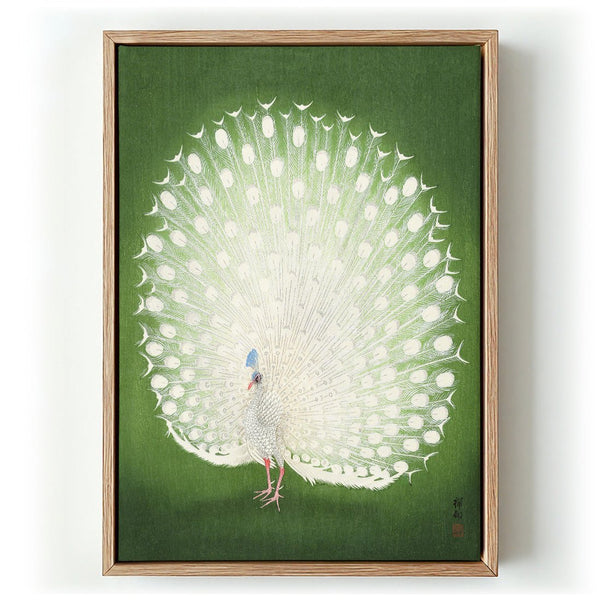 Green Peacock by Koson