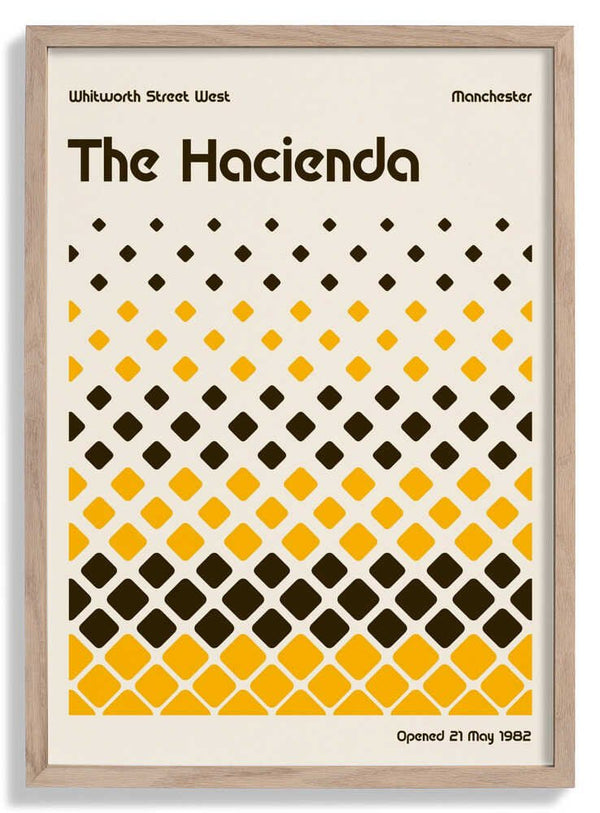 Hacienda Poster by Retrodrome