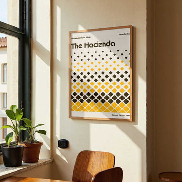 Hacienda Poster by Retrodrome - Kuriosis Fine Art GmbH