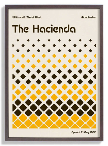 Hacienda Poster by Retrodrome - Kuriosis Fine Art GmbH