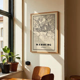 Hamburg City Sepia - Kuriosis Fine Art GmbH