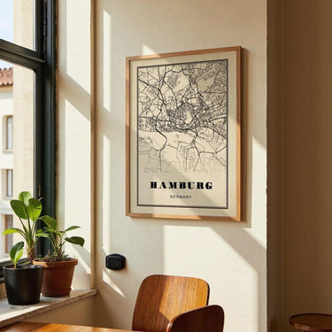 Hamburg City Sepia - Kuriosis Fine Art GmbH