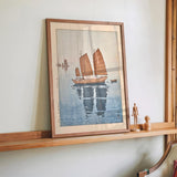 Hansen gozen Sailing boats forenoon 1926 by Hiroshi Yoshida - Kuriosis Fine Art GmbH