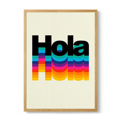 Hola Art Print