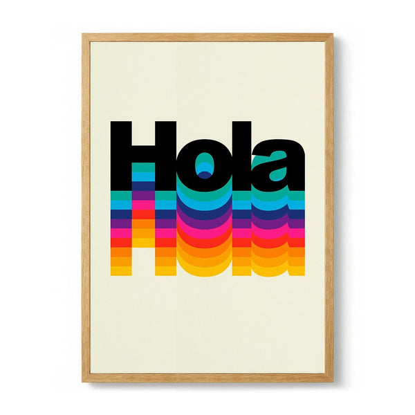 Hola Art Print