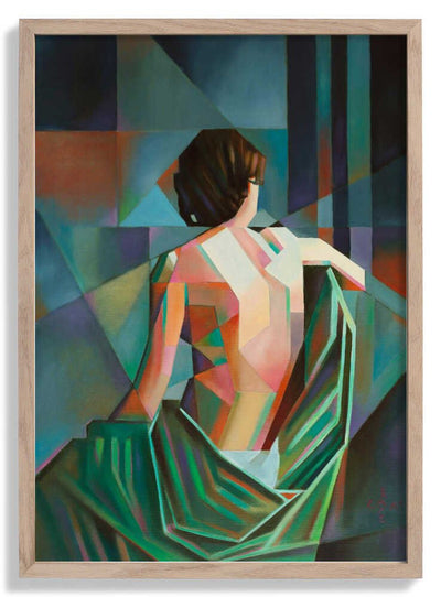 Homage to Eugène Durieu’s Seated Female Nude door Corné Akkers