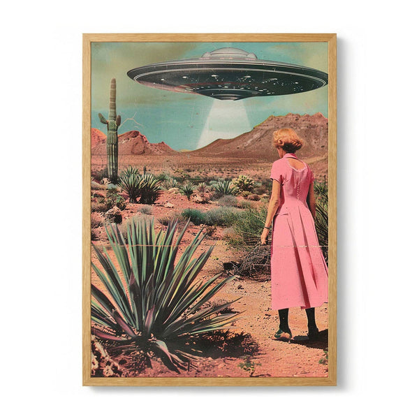 Hovering UFO by Samantha Hearn