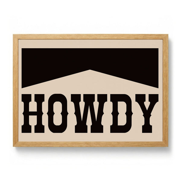 Howdy Wild West Spirit by Melloi Art Prints